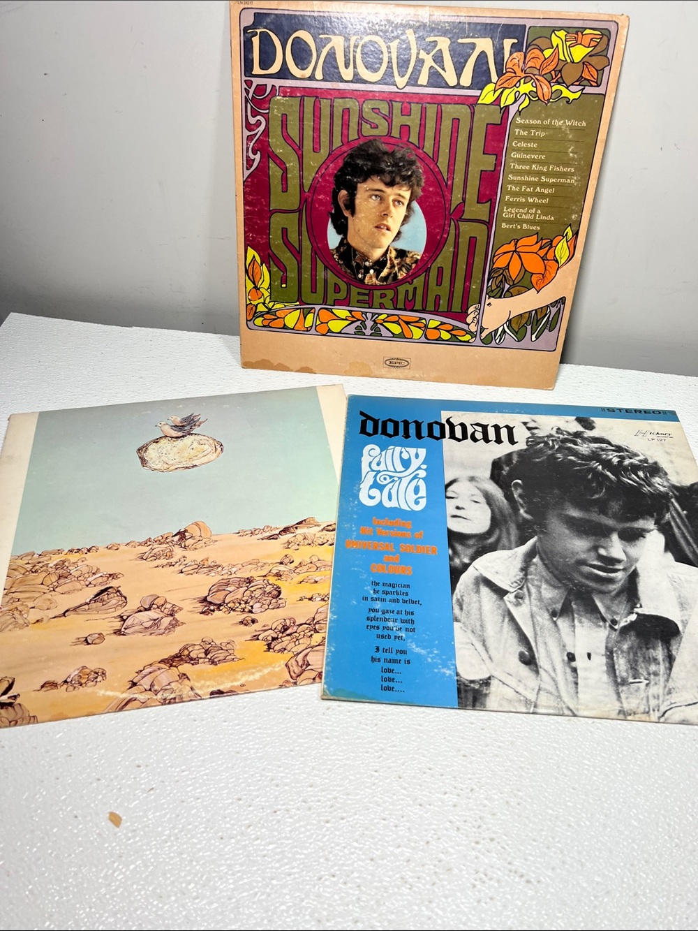 Vintage Vinyl Record Assortment of Artist Donovan 3 Items